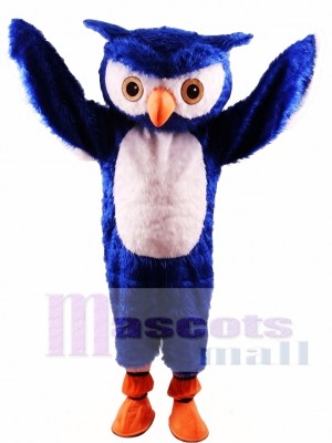 Blue Owl Mascot Costume