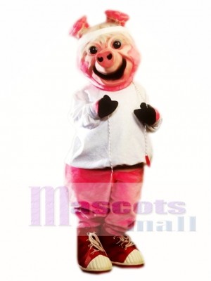 Ollie Oink Pig Mascot Costume 