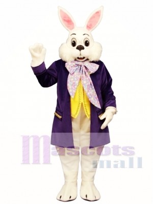 Wendell Purple Rabbit Easter Bunny Mascot Costume