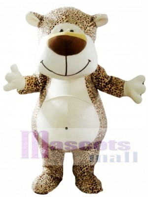 Cute Cartoon Leopard Mascot Costume