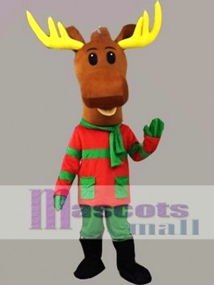 Lovely Christmas Deer Mascot Costume