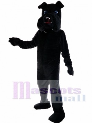 Black Bulldog Bull Dog Mascot Costume