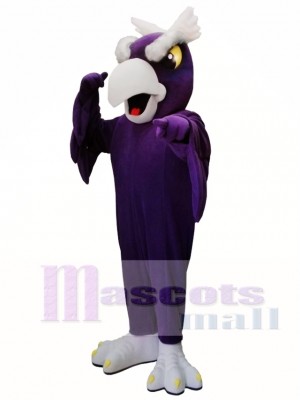 Purple Eagle Bird Mascot Costume