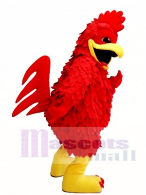 Red Chicken Mascot Costume