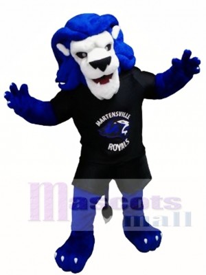 Blue Lion Animal Mascot Costume