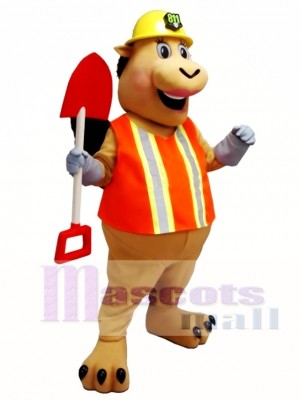 Worker Pig Mascot Costume