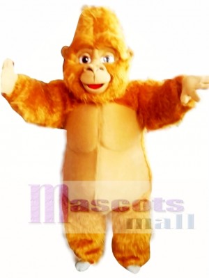 Brown Gorilla Mascot Costume Adult Costume