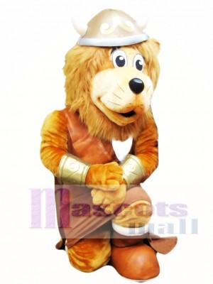 Viking Lion Mascot Costume