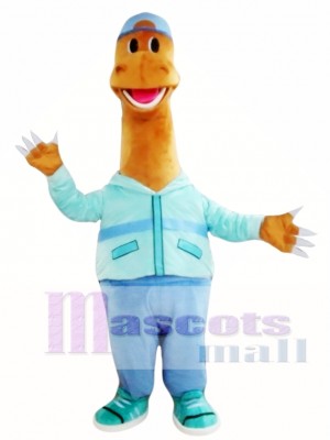 Happy Dinosaur Mascot Costume