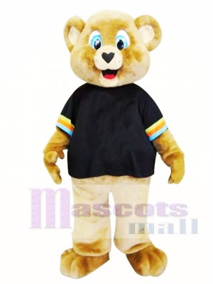 Cute Brown Bear Mascot Costume