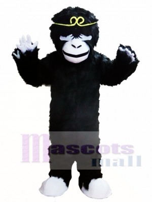 Black Orangutan Mascot Costume