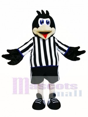 Black Bird Mascot Costume  