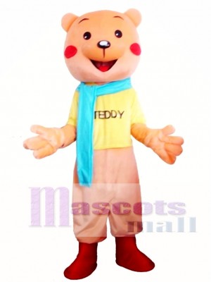 Cartoon Teddy Bear Mascot Costume