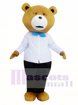 Teddy Bear Cartoon Mascot Costume