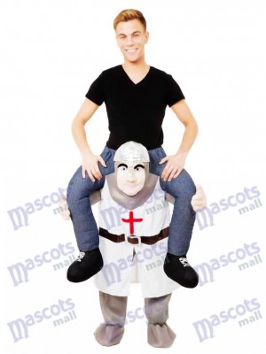 The Crusades Piggy Back Carry Me Mascot Costume Crusader Knight Fancy Dress