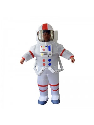 Astronaut Inflatable Costume Spaceman Fancy Blow up Bodysuit for Adult