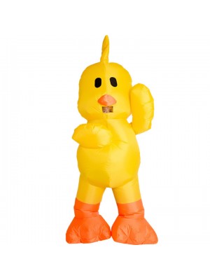 Yellow Duck Inflatable Halloween Christmas Costume for Adult