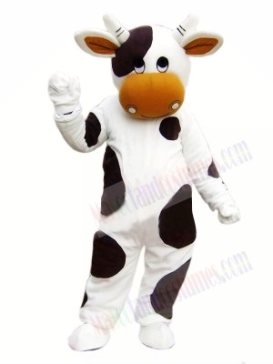 Cute Black and White Cow Mascot Costumes Animal	