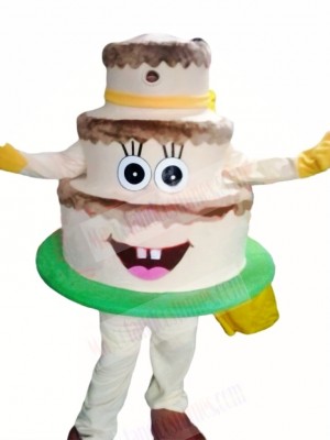 High Quality Cake Mascot Costume 