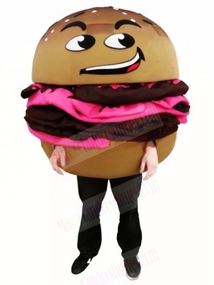 Delicious Hamburger Mascot Costume 