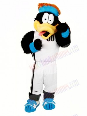 Sport Black Duck Mascot Costume 