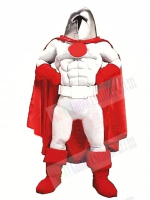 Power Muscular Warrior Mascot Costume 