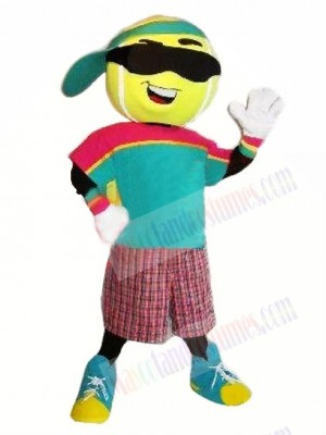 Sport Tennis Ball Mascot Costume 