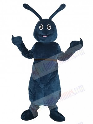 Dark Blue Bug Mascot Costume