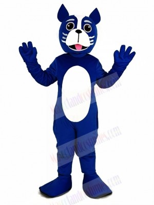 Blue Boston Terrier Dog Mascot Costume Animal