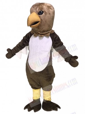 Cute Brown Tail Hawk Mascot Costume Animal