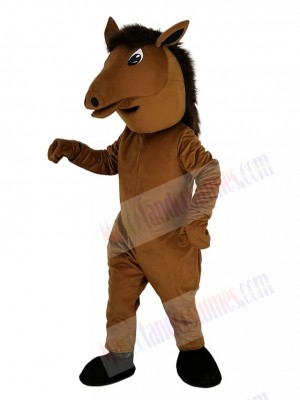 Brown Pony Horse Mascot Costume Animal