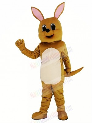 Cute Brown Kangaroo Mascot Costume Animal