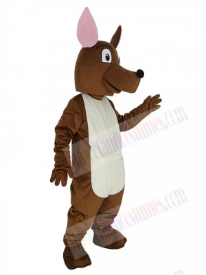 Joey Kangaroo with Pink Ears Mascot Costume Animal
