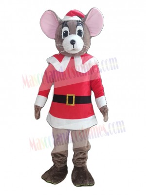 Christmas Mouse Rat Mascot Costume Animal