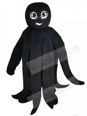 Funny Black Octopus Mascot Costume Marine Animal