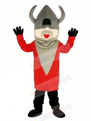 Madcap Viking with Red Coat Mascot Costume People