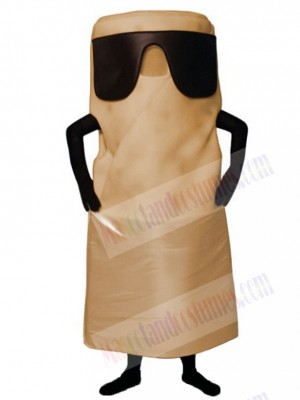 Burrito Mascot Costume with Sunglasses Cartoon