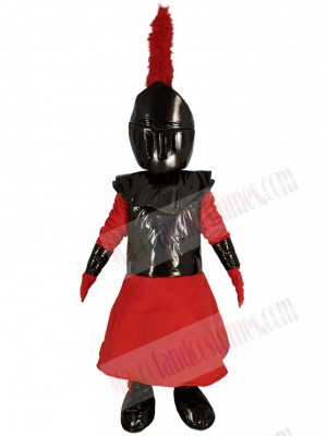 Brave Red Knight Mascot Costume People