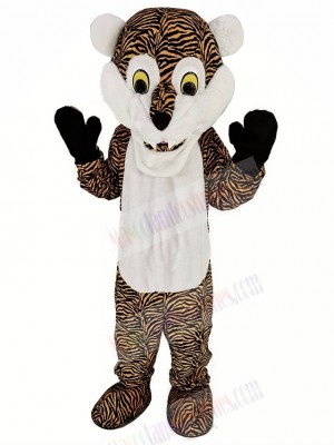 White Beard Tiger Mascot Costume Animal