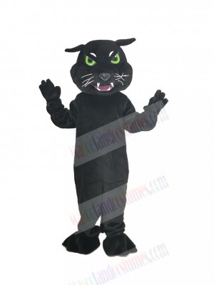 Black Panther with Green Eyes Mascot Costume