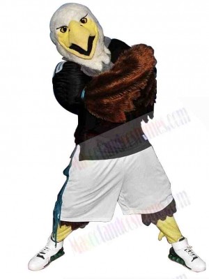 Sporty Fierce Eagle Mascot Costume 