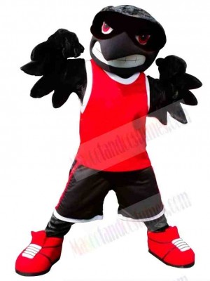 Sporty College Raven Mascot Costume 