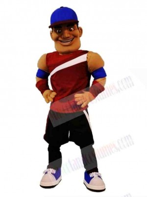 Sporty Man Mascot Costume 