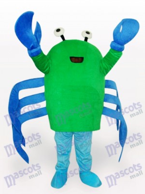 Green Crab Cartoon Adult Mascot Costume