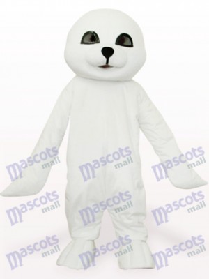 Lovely White Seal Ocean Adult Mascot Costume