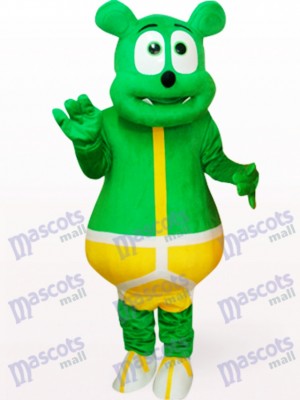 Green Bear Monster Plush Mascot Costume