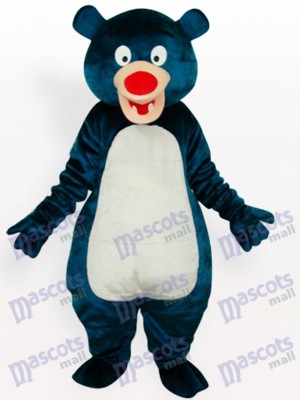 Blue Bear Adult Animal Mascot Costume 