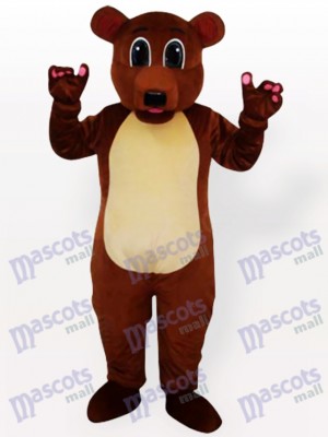 Brown Bear Adult Mascot Costume