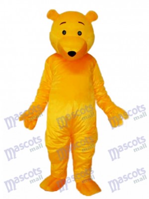 Yellow Bear Mascot Adult Costume Animal 