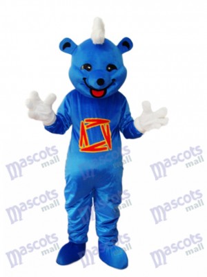 Blue Bear Mascot Adult Costume Animal 